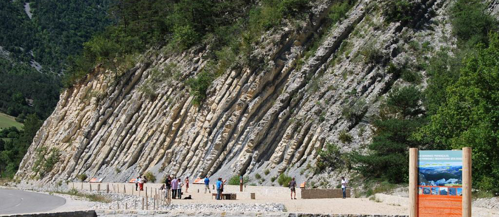 La falaise à remonter le temps