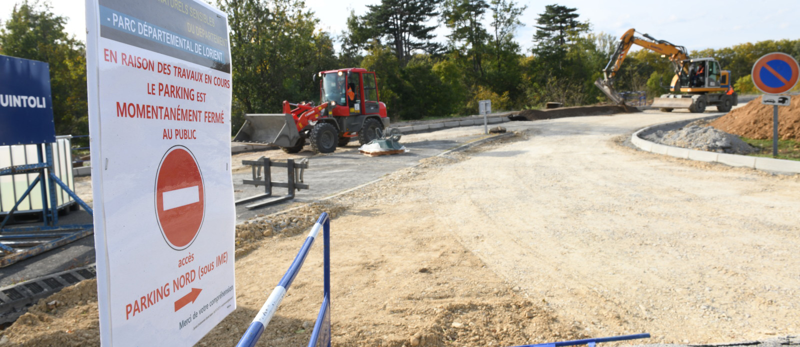 Rénovation du parking principal du parc de Lorient
