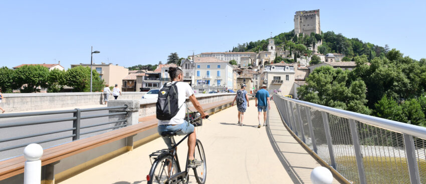Mobilité – Inauguration de la passerelle de Crest