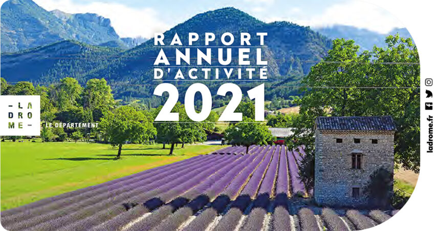 Rapport annuel d’activités 2021 – Département de la Drôme