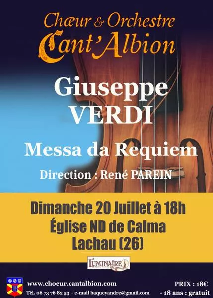 Concert du Choeur Cant’Albion