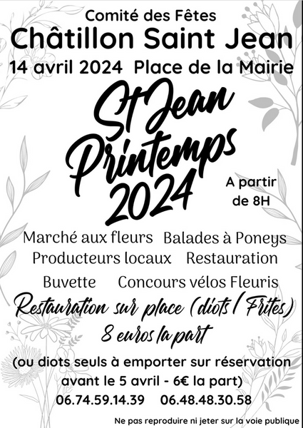 Saint Jean Printemps 2024