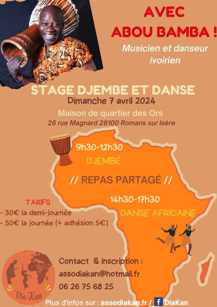 Stage djembé et danse africaine