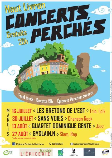 Les concerts perchés : les Bretons de l’Est