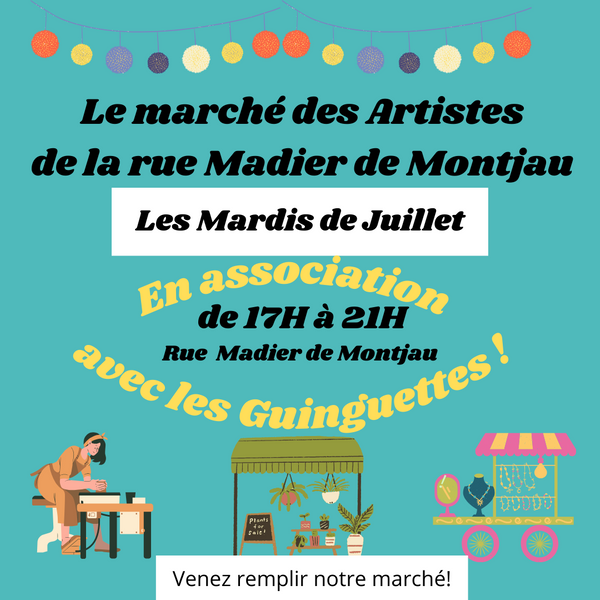 Le Marché des Artistes de la rue Madier de Montjau