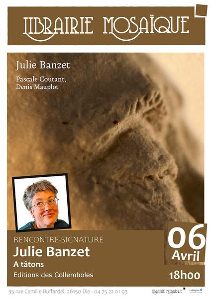 Rencontre avec l’Autrice Julie Banzet