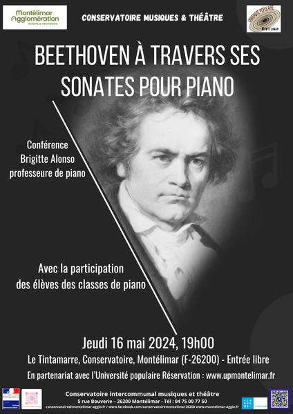 Conférence : Beethoven à travers ses sonates pour piano –