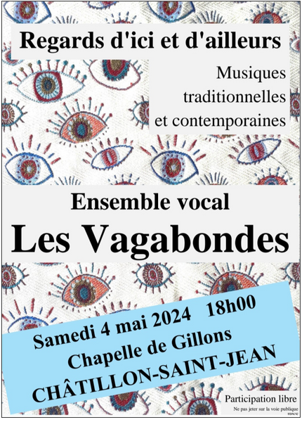 Concert L’ensemble vocal « Les Vagabondes »
