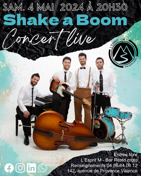 Concert : Shake a Boom
