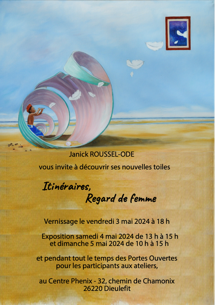 Vernissage et exposition Janick Roussel-Ode