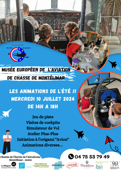 Musée Européen de l’Aviation de Chasse : les Animations de l’Eté