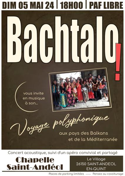 Concert – Bachtalo, voyage polyphonique aux pays de l’Est et des Balkans