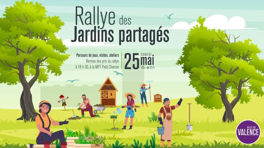 Rallye des jardins partagés – Association Le Mat – Jardins Colibri