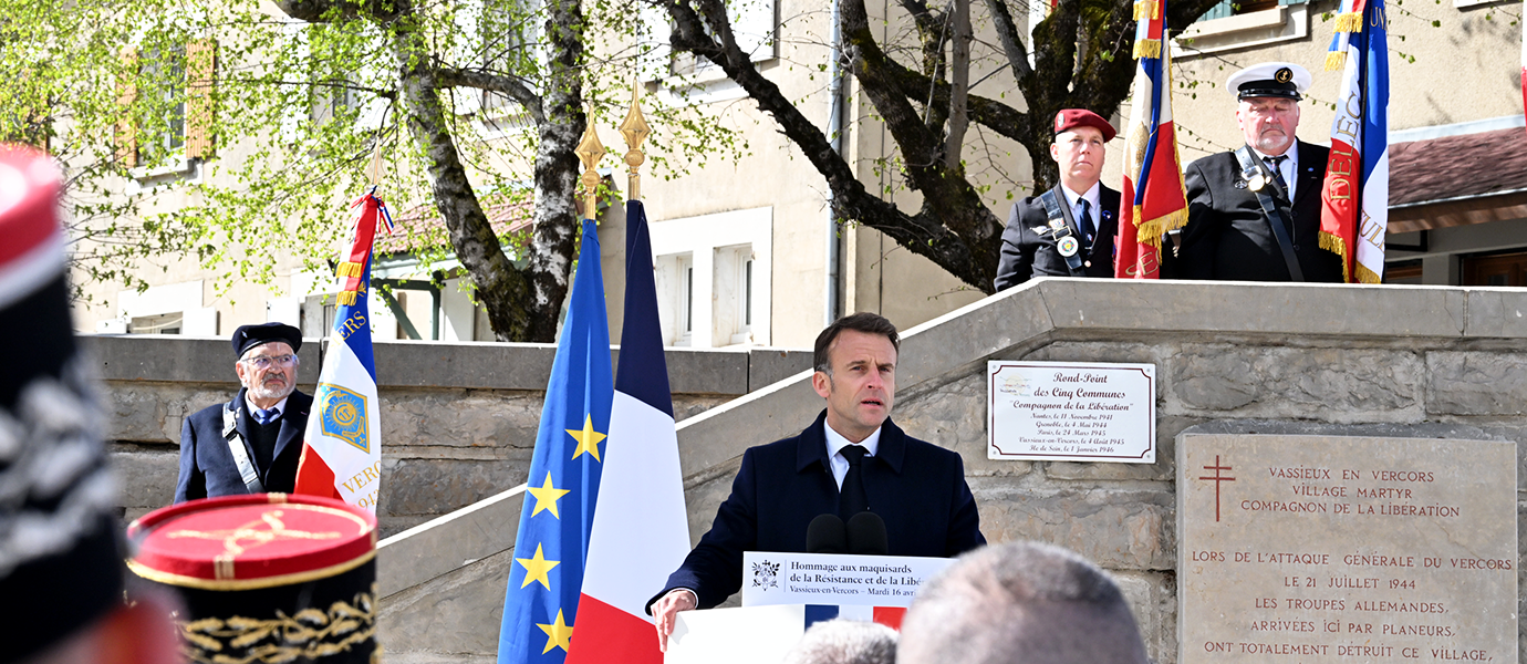 Commémorations de la Libération : Emmanuel Macron dans le Vercors