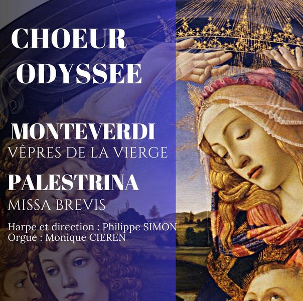 Concert Choeur Odyssée : Monteverdi / Palestrina