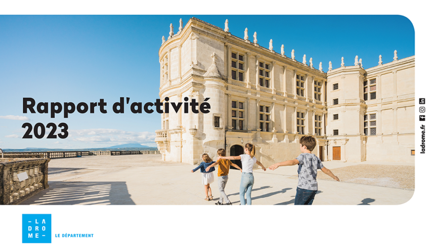Rapport annuel d’activité 2023 – Département de la Drôme