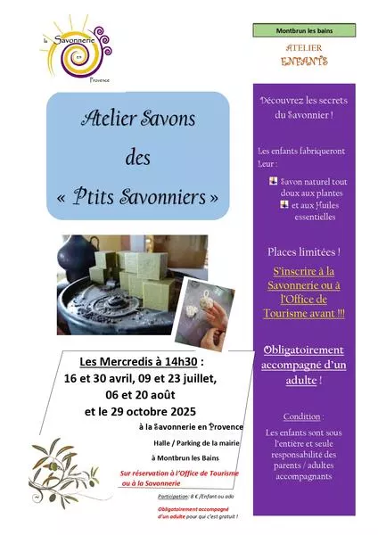 Ateliers Savons Enfants des Petits Savonniers