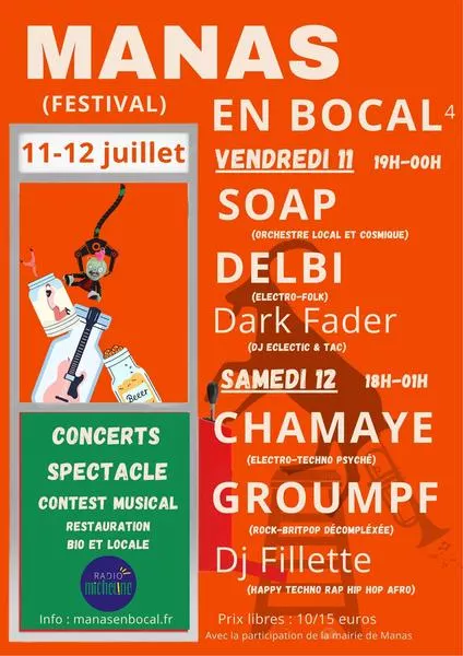 Manas en bocal 4ème édition