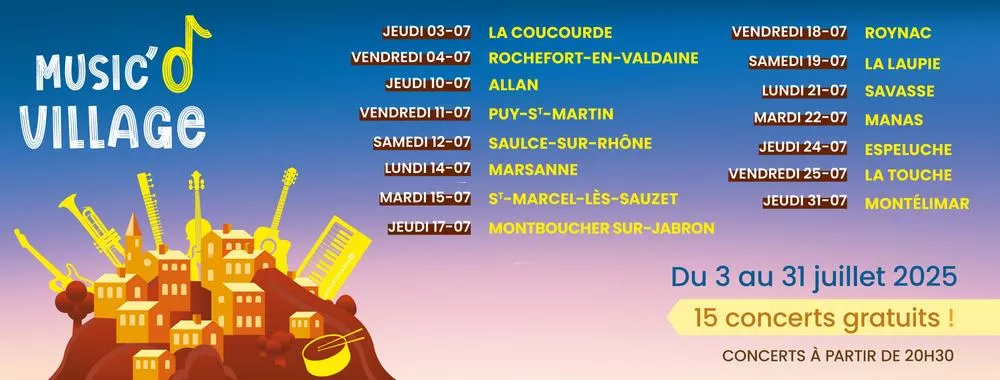 Concert: TRIBUTE NIAGARA ET RITA MITSOUKO – Music’O Village 2025