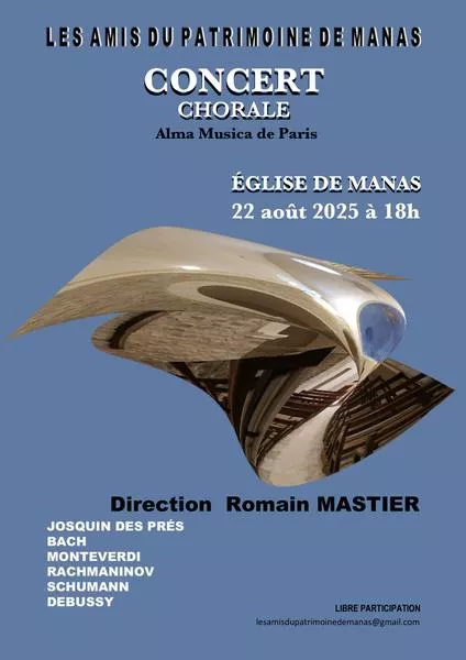 Concert : Chorale Alma Musica – Direction Romain Mastier