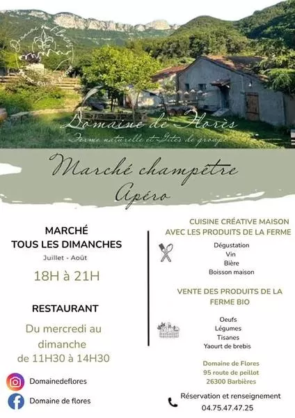 Marché champêtre et apéro