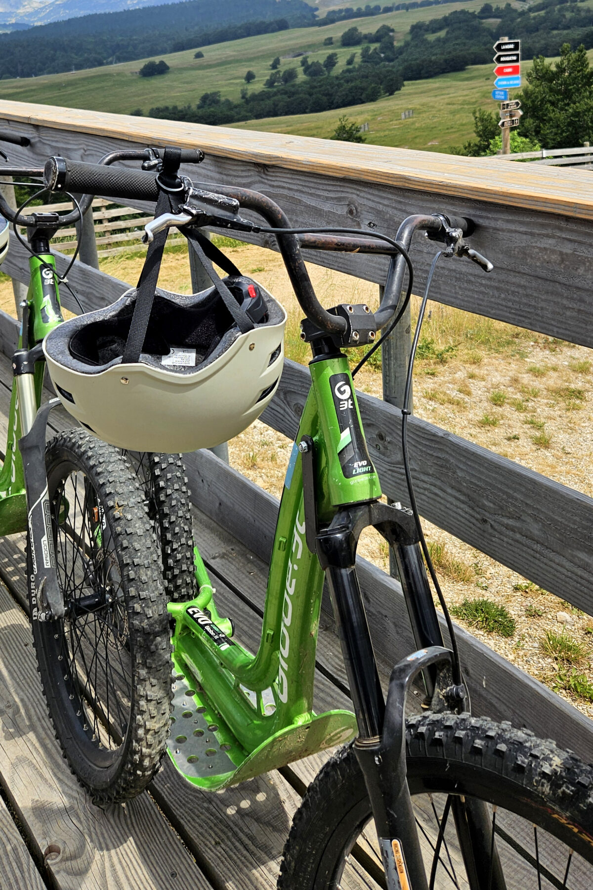 bike park, trottinette de descente