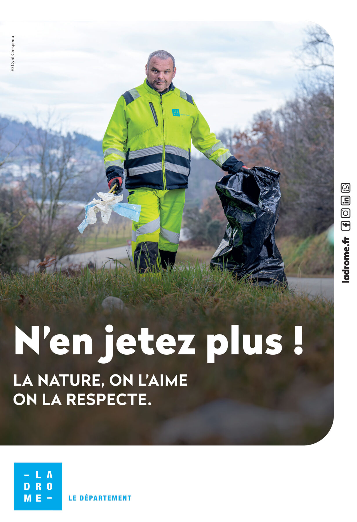 N'en jetez plus ! La nature, on l'aime, on la respecte.