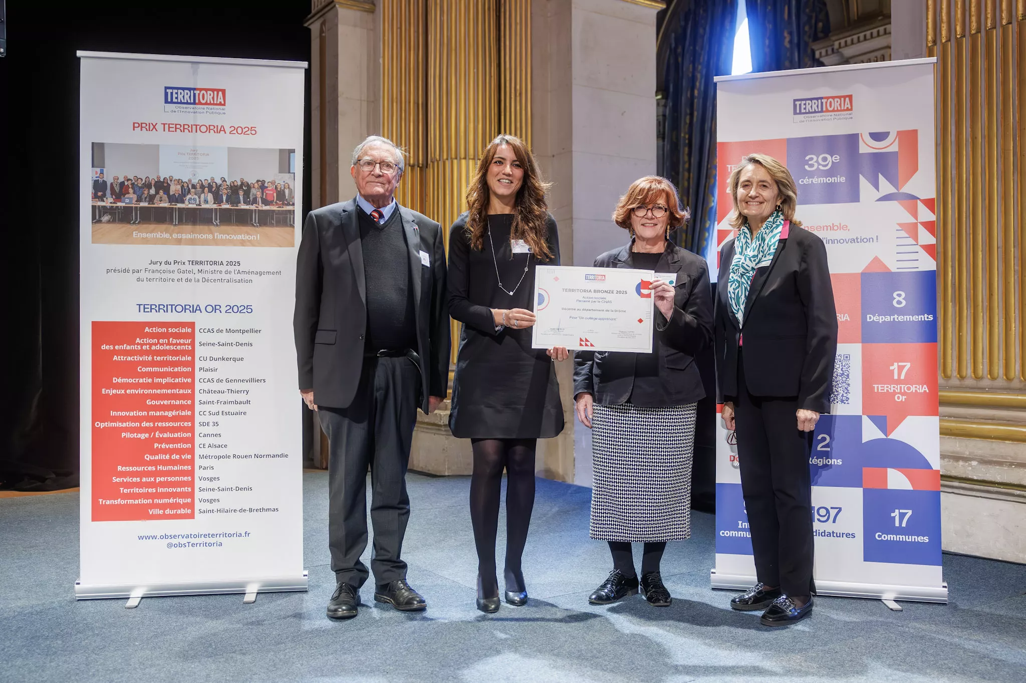 cérémonie de remise