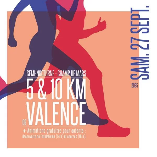 5 & 10km de Valence – Courses semi-nocturnes