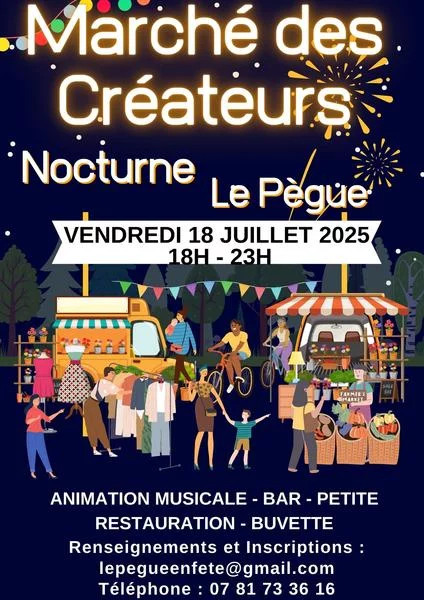Marché des créateurs nocturne