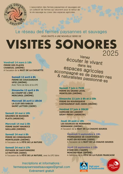 Visites sonores d’Âme des champs