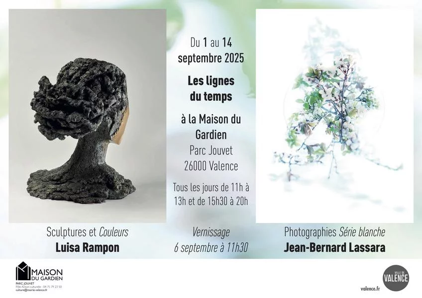 Exposition « les lignes du temps », Luisa RAMPON et Jean Bernard LASSARA