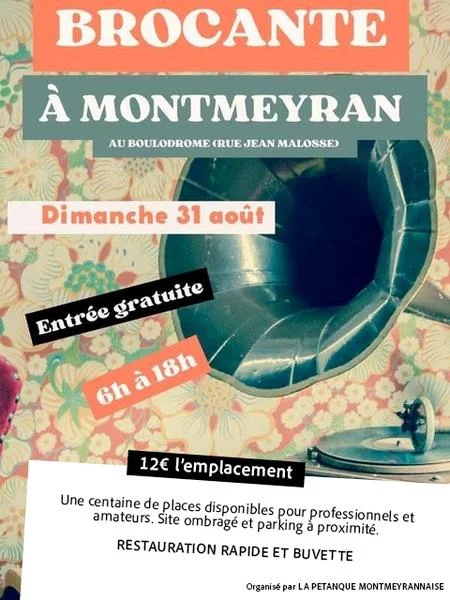 Brocante de la Pétanque Montmeyrannaise