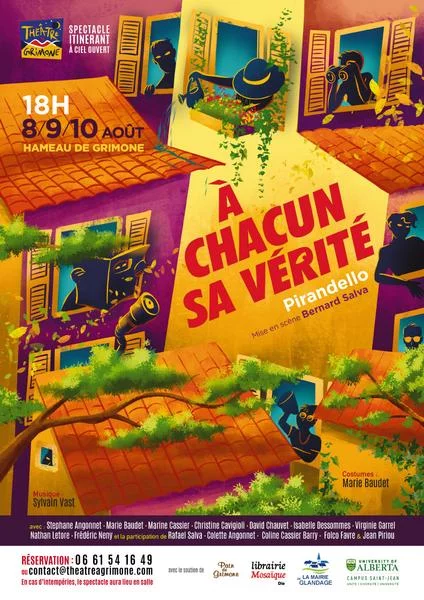Théâtre à Grimone – A Chacun sa Vérité – Pirandello