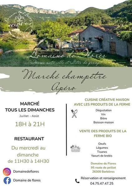 Marché champêtre et apéro