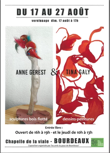 Exposition de Anne Gerest et Tina Galy