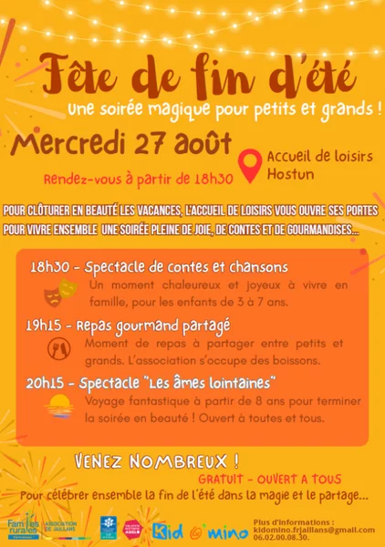 Fête de fin d’été