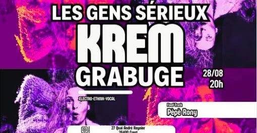 Concert Krem Grabuge – à la brasserie Les Gens sérieux