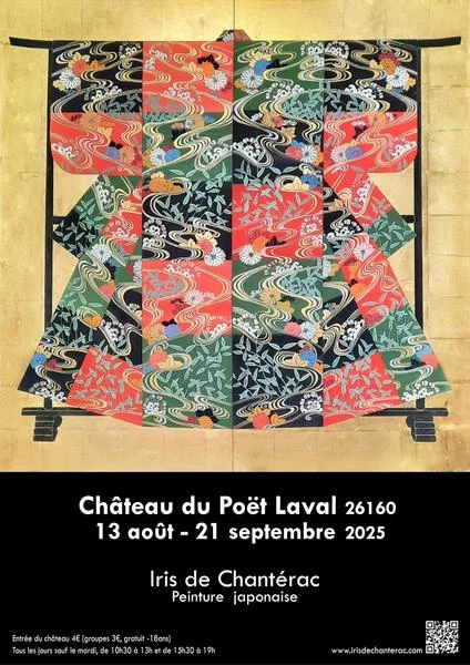 Exposition Nihonga – Iris de Chanterac – Peinture japonaise