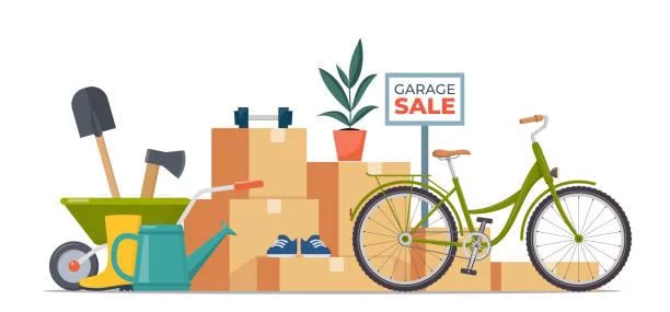 Vide-grenier dans le village