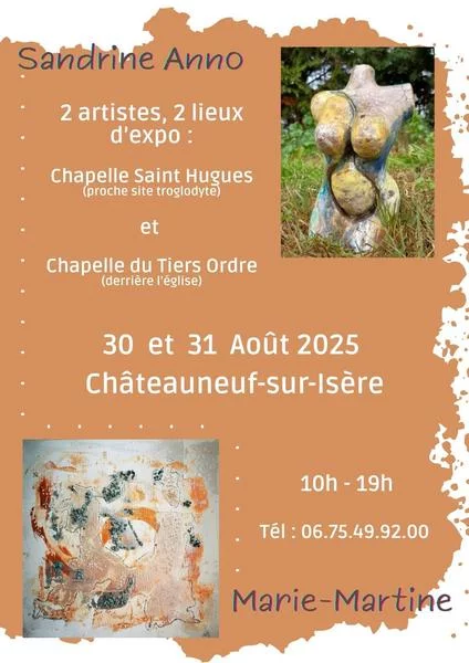 Exposition d’art et peinture – Sandrine Anno et Marie-Martine