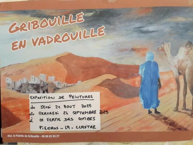 Exposition de peintures : Gribouille en Vadrouille