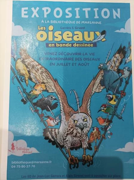 Exposition Les oiseaux en bande dessinée