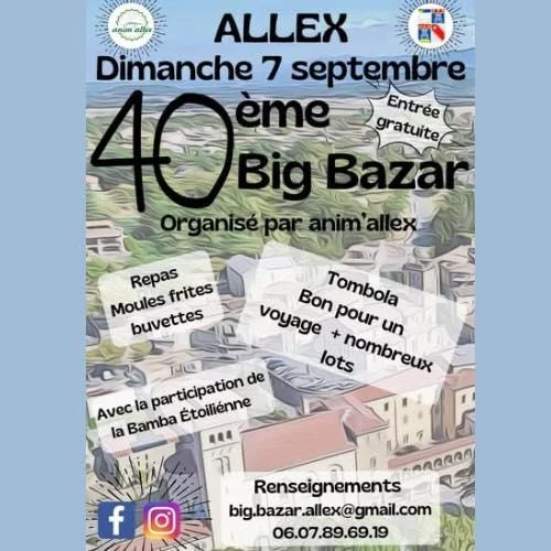 40ème big bazar – Vide-grenier & repas Moules-frites