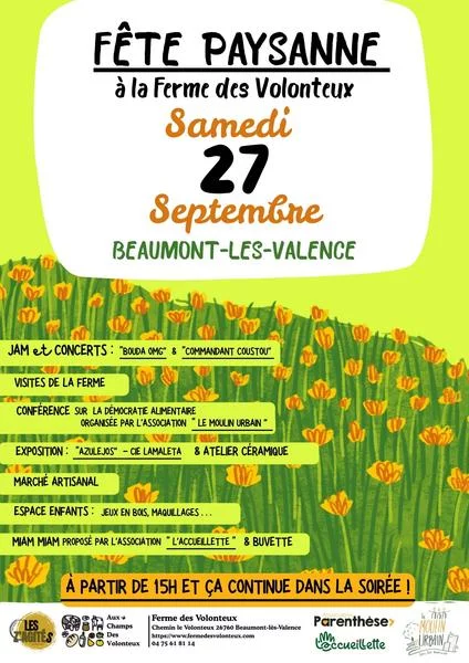 Fête paysanne à la ferme des Volonteux