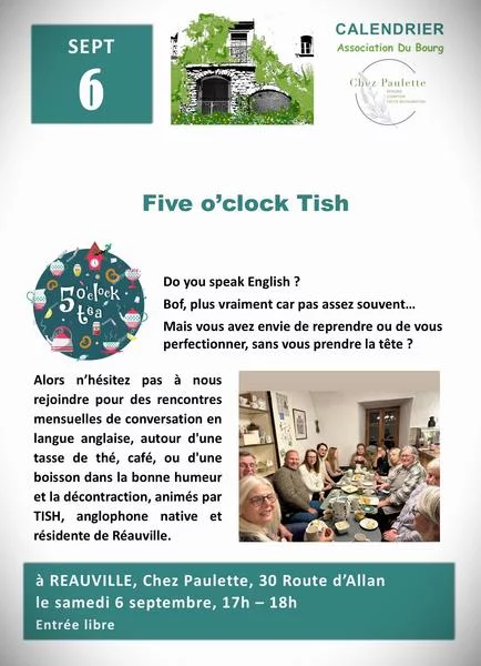 Five o’clock Tish