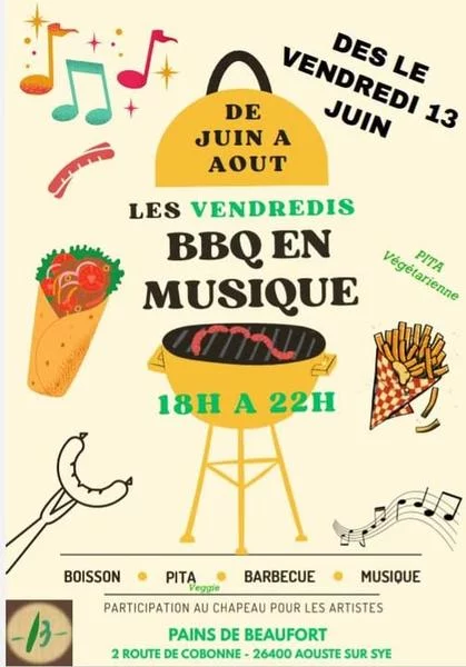 Les Vendredis BBQ en musique
