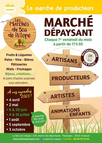 Marché « dépaysant » de producteurs