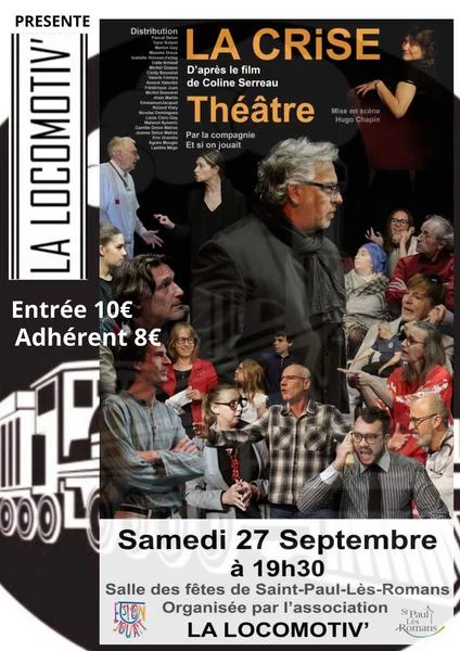 Théâtre : « La crise » par la Cie » Et si on jouait »