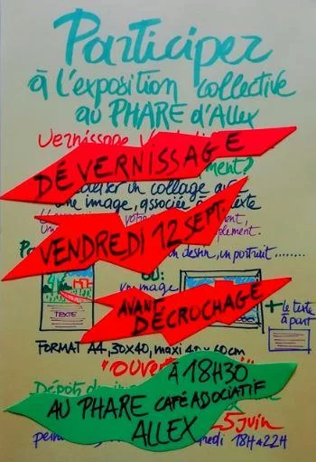 Dévernissage de l’exposition collective! Au Phare d’Allex
